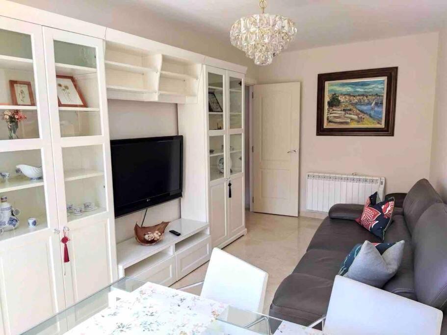 Ferienwohnung Apartamento As Tres Pitas Vilanova de Arousa Exterior foto